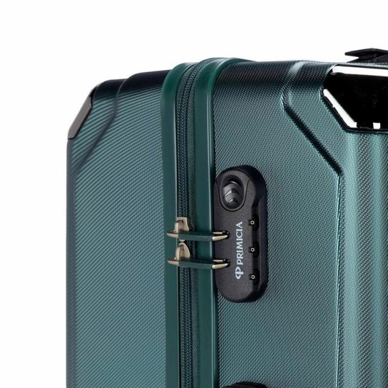 Kit 3 Malas De Viagem Primicia Resistente Espaçosa Moderna Puxador Rodinha 360°