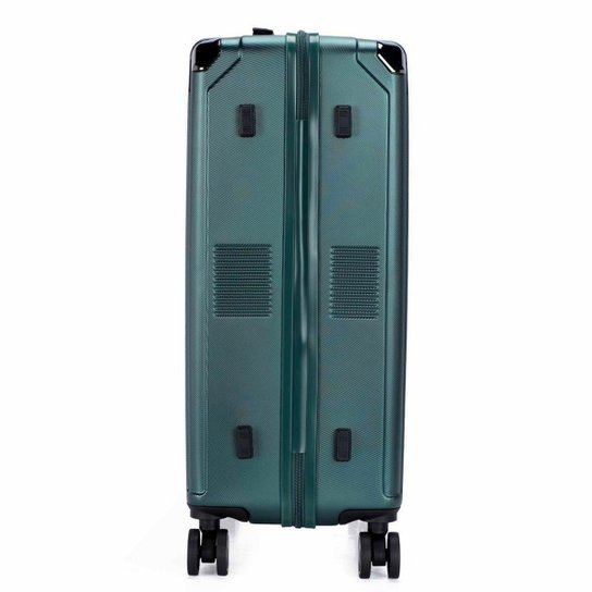 Kit 3 Malas De Viagem Primicia Resistente Espaçosa Moderna Puxador Rodinha 360°
