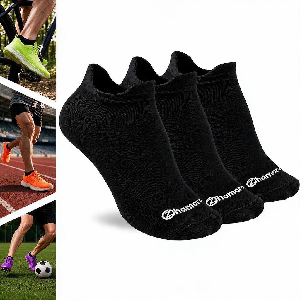 Kit 3 Meias Cano Curto Zhamaro Poliamida Performance Esportiva