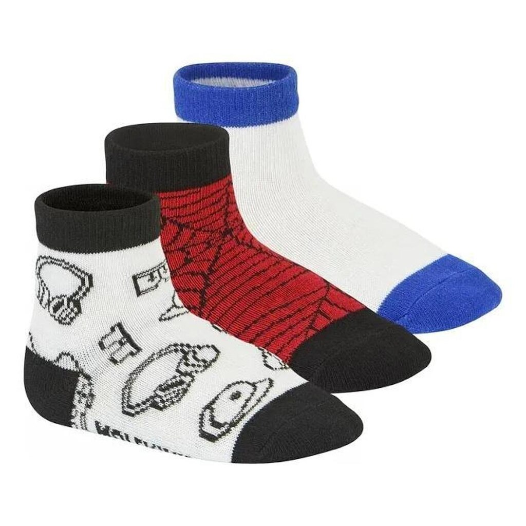 Kit 3 Meias Infantil Bebê Cano Médio Escolar Molekinho Meninos