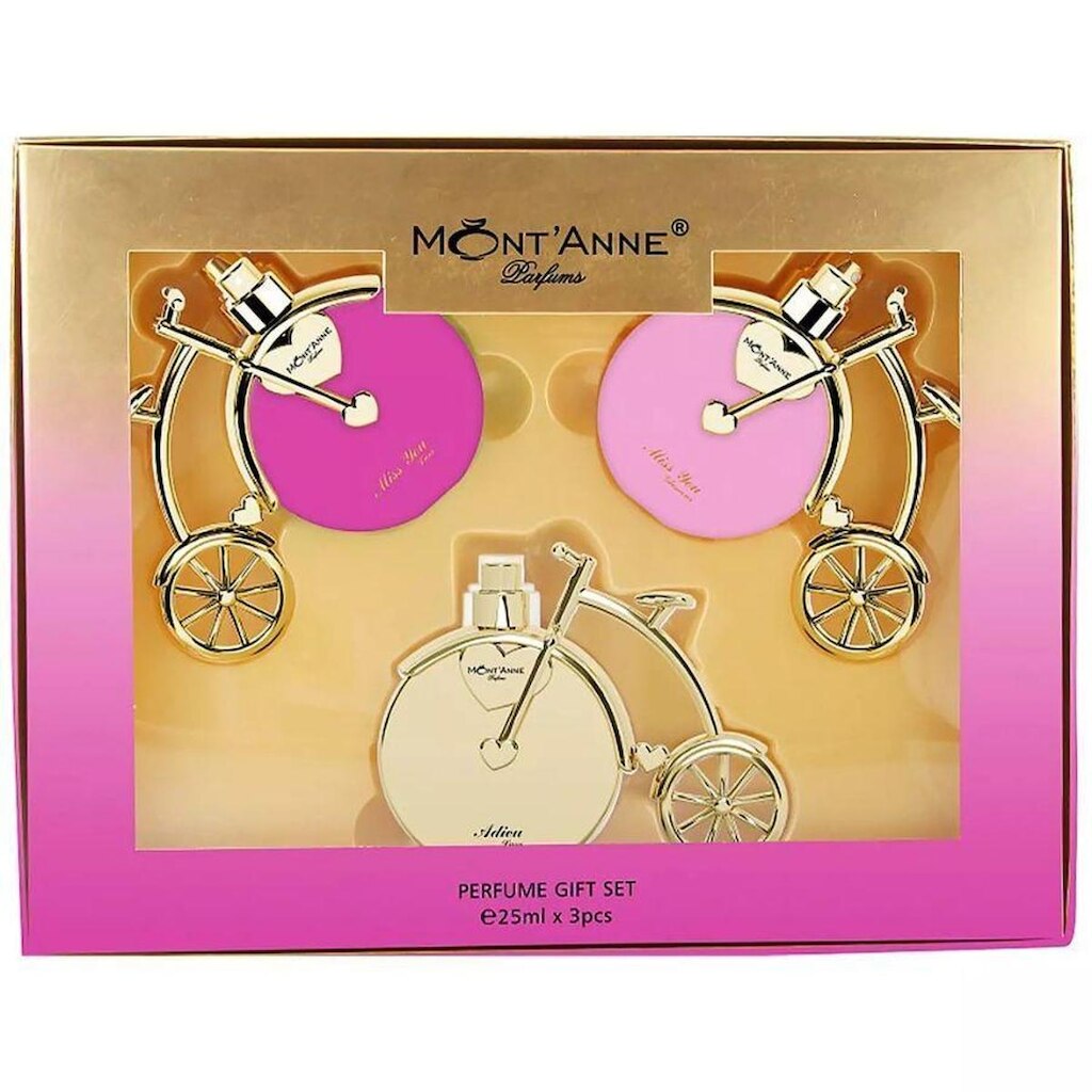 Kit 3 Miniaturas Mont'Anne ( 4 ) 25ml