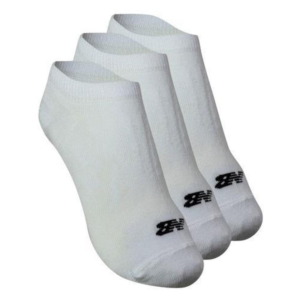 Kit 3 Pares De Meia New Balance Invisível Branca 35 A 38