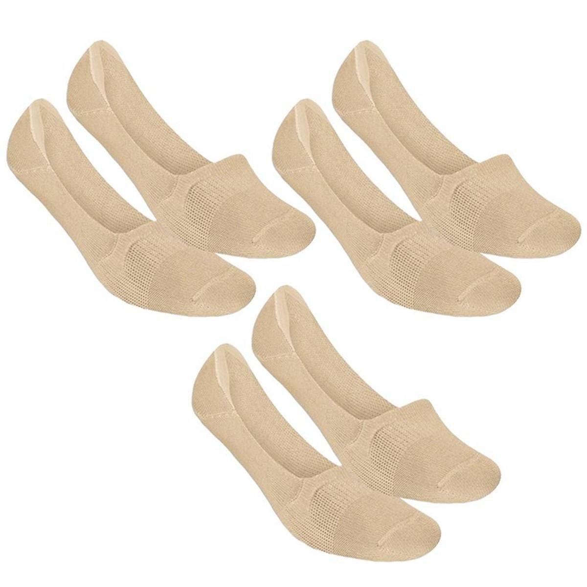 Kit 3 Pares de Meia Selene Sapatilha Invisível Fe Menor preço em Kit 3 Pares de Meia Selene Sapatilha Invisível Fe