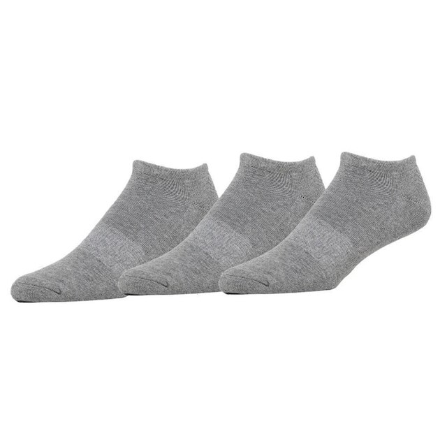 Kit 3 Pares de Meia Soquete Unissex Invisível 33 ao 39 Meias