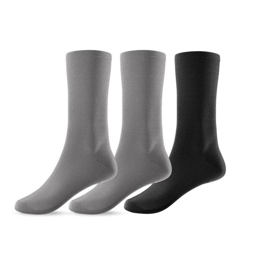 Kit 3 Pares de Meias Cano Alto 36 ao 46 Unissex