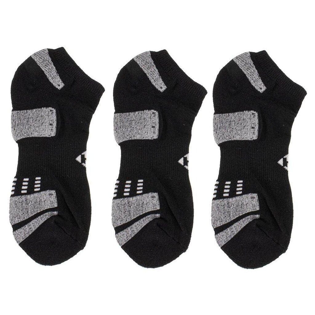 Kit 3 Pares De Meias Cano Curto Hoahi 18096 - Preto - 39/43