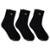 Kit 3 Pares de Meias Cano Médio Atoalhada Ultra Conforto Algodão Penteado Up Urban Casual Unissex - Preto