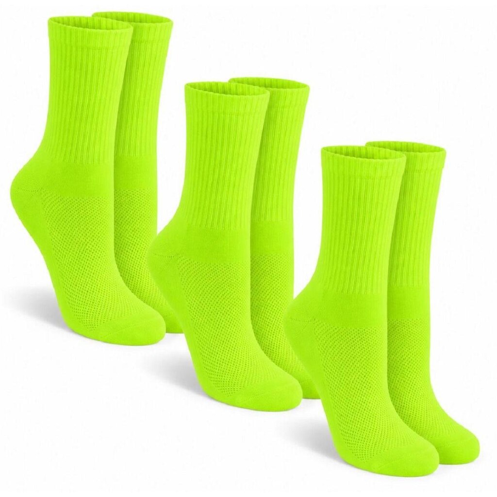 Kit 3 Pares de Meias Esportivas Cano Longo em Poliamida Tam 38/44
