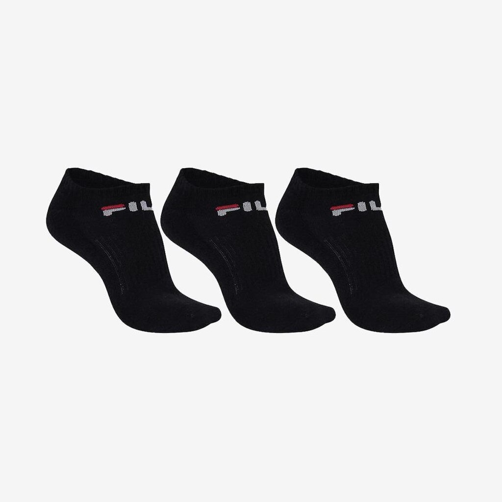 Kit 3 Pares de Meias Fila Cano Curto Light Unissex Preto