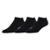 Kit 3 Pares de Meias Masculina Soquete Tamanho Único 37 ao 44 Algodão Confortável Dia a Dia Casual - Preto