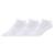 Kit 3 Pares de Meias Masculina Soquete Tamanho Único 37 ao 44 Algodão Confortável Dia a Dia Casual - Branco