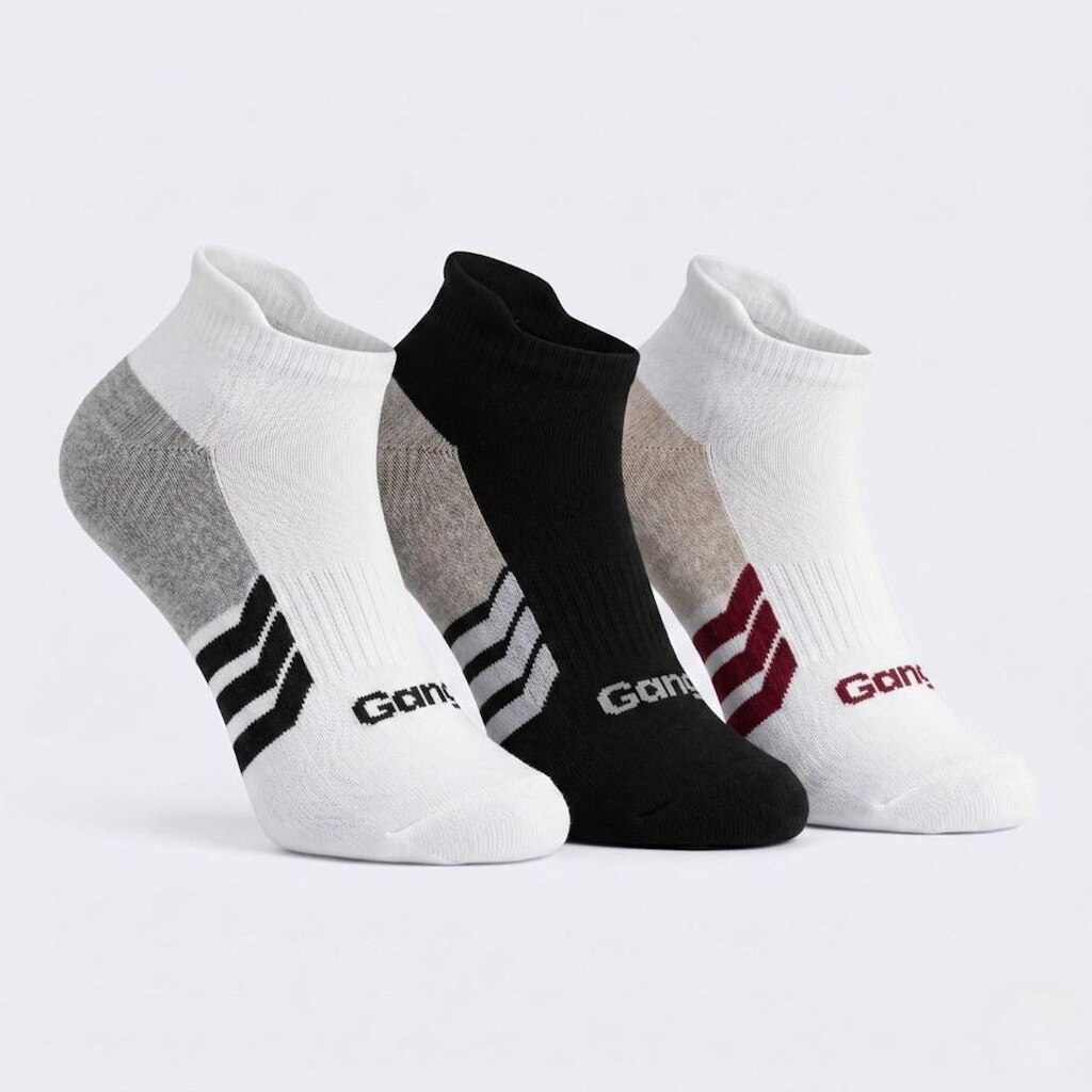 Kit 3 Pares De Meias Masculinas Soquete Atoalhadas Gangster