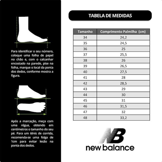 Kit 3 Pares de Meias New Balance Unissex Algodão Cano Longo