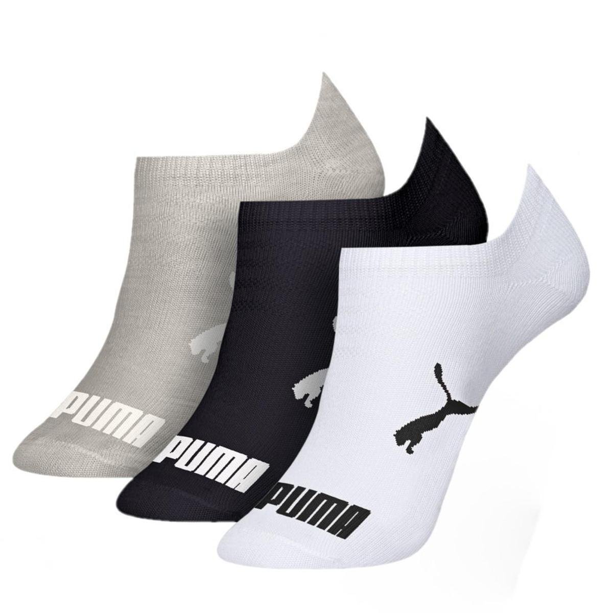 Kit 3 pares de meias Sapatilha Algodão Masculina Puma 4515 Menor preço em Kit 3 pares de meias Sapatilha Algodão Masculina Puma 4515