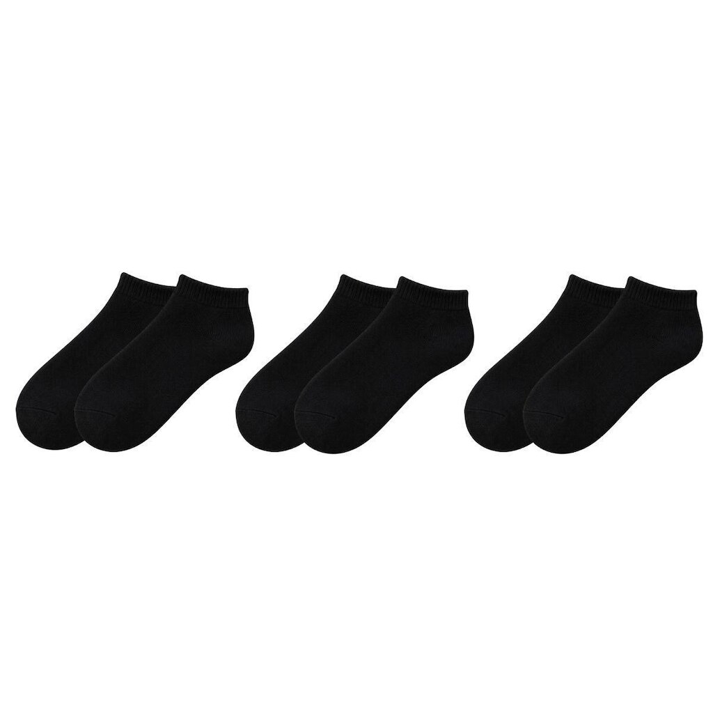 Kit 3 Pares de Meias Soquete Cano Curto Baixo Unissex Masculina Feminina Básica Academia Tênis