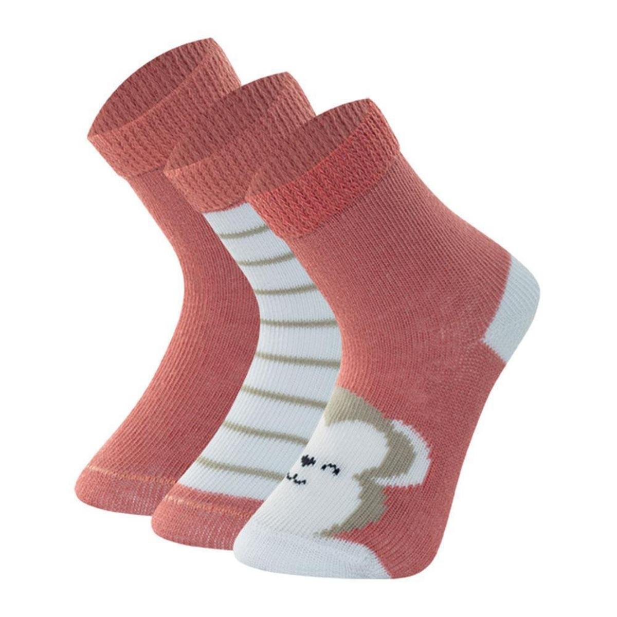 Kit 3 Pares Meia Bebê Mash Infantil Algodão Estampada Punho Menor preço em Kit 3 Pares Meia Bebê Mash Infantil Algodão Estampada Punho