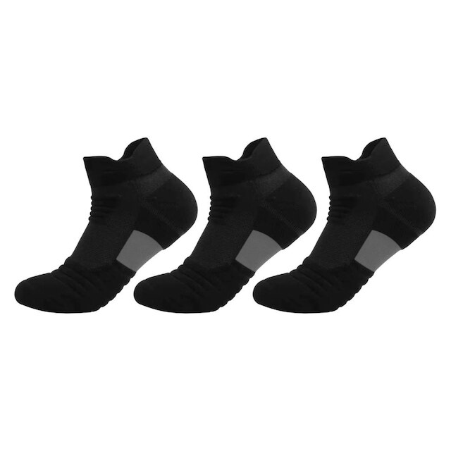 Kit 3 Pares Meia Esportiva Basquete Trekking Vôlei Futebol Corrida Caminhada Ciclismo Trilha Tênis