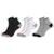 Kit 3 Pares Meia Esportiva Cano Curto Tecido Tecnológico Atoalhado Confortável Toque Macio Up 5186 - Sortido