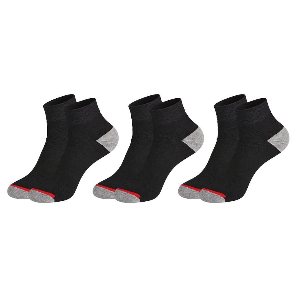 Kit 3 Pares Meia Esportiva Cano Curto Tecido Tecnológico Atoalhado Confortável Toque Macio Up 5186