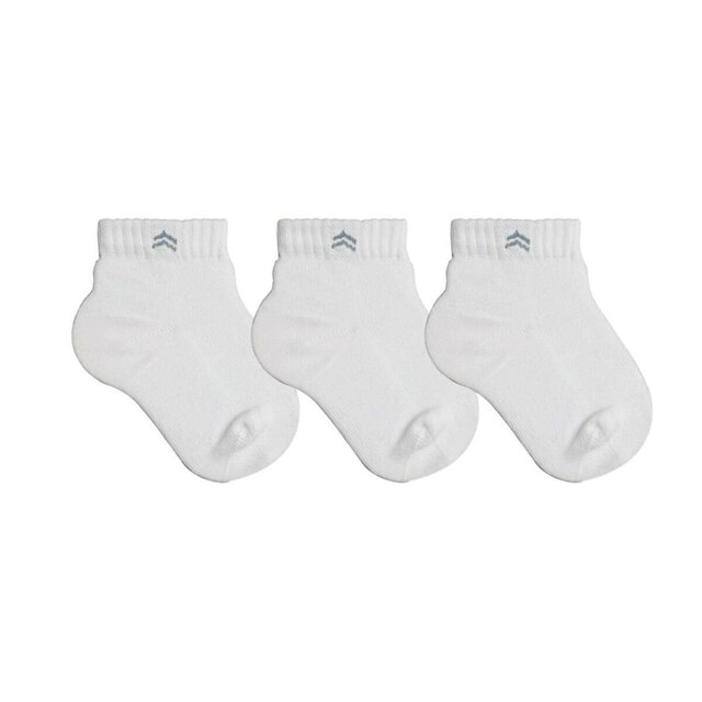 Kit 3 Pares Meia Infantil Baby Up 02025 Algodão Cano Médio