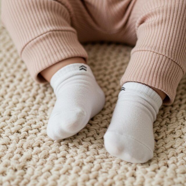 Kit 3 Pares Meia Infantil Baby Up 02025 Algodão Cano Médio