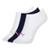 Kit 3 Pares Meia Puma Sapatilha Esportiva Feminina 4710 - Branco+Marinho