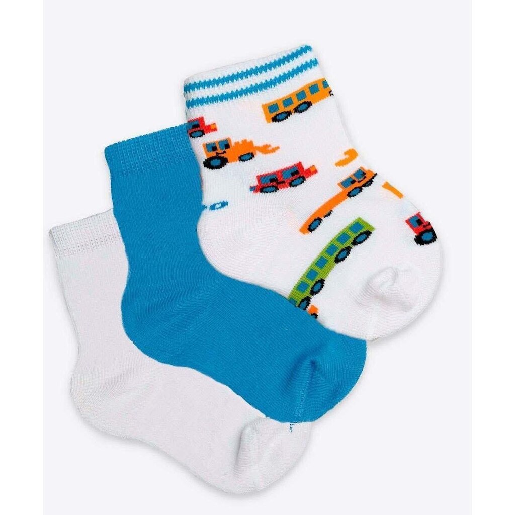 Kit 3 Pares Meias Infantil Bebê Estampada Lupo - 10047339514