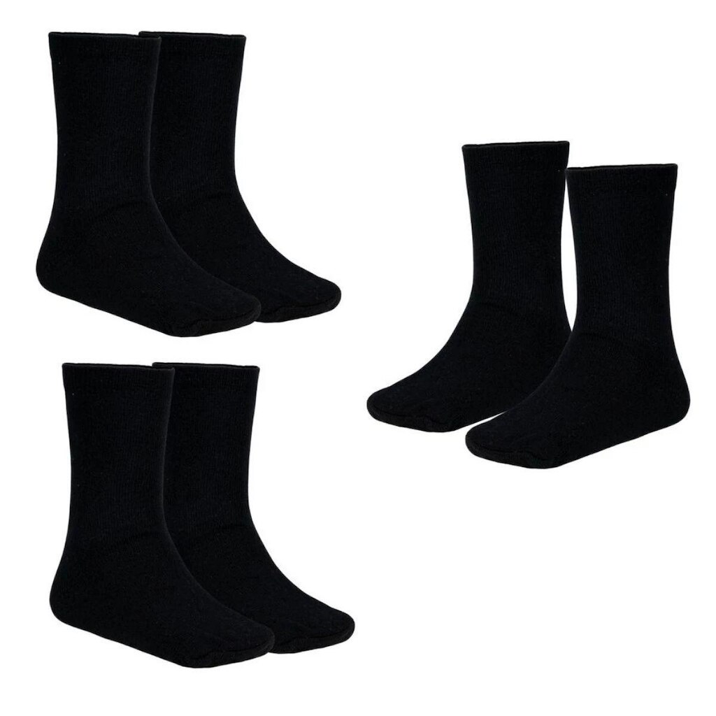 Kit 3 Pares Meias Infantil Menino Algodão Confortavel Dallf