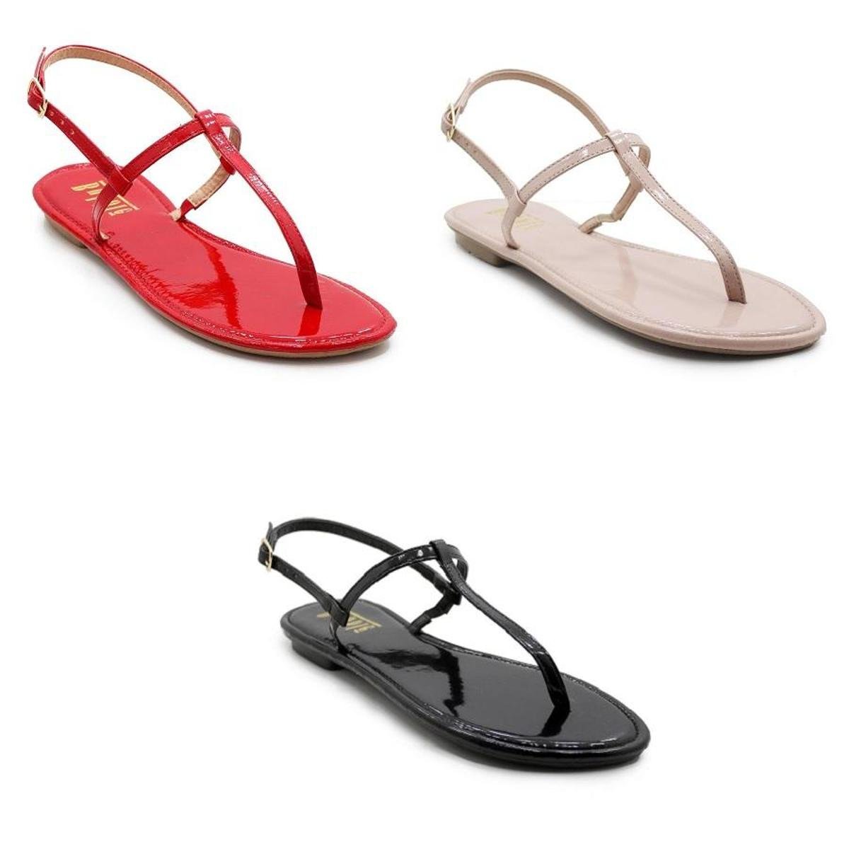 rasteiras zattini 3 por 99