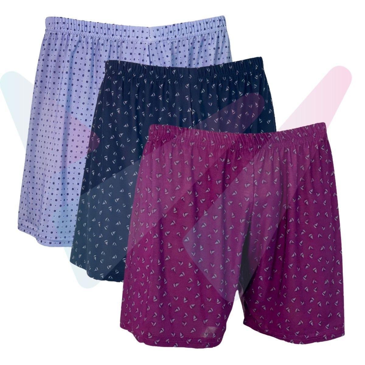 Kit 3 Samba Canção De Liganete Cueca Short Malha Fria Pijama Masculino Short Homem Menor preço em Kit 3 Samba Canção De Liganete Cueca Short Malha Fria Pijama Masculino Short Homem