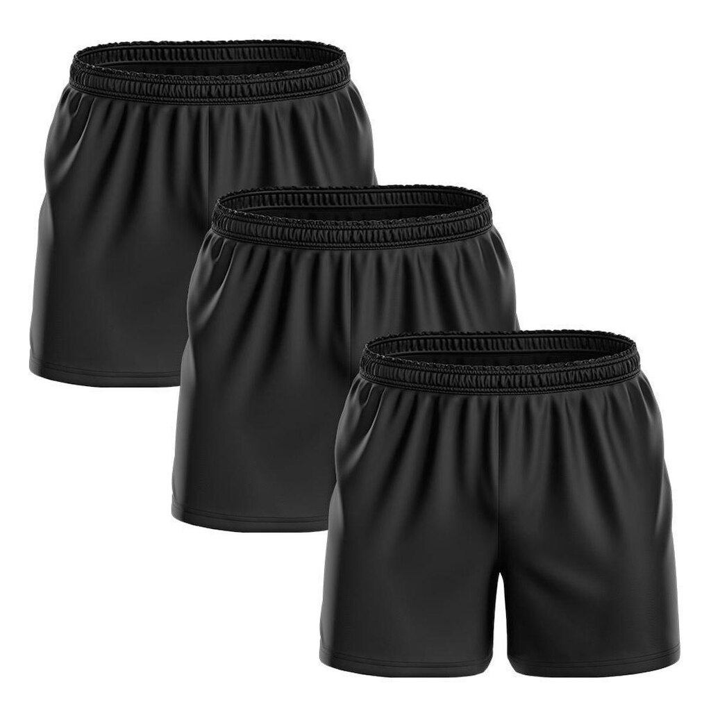 Kit 3 Samba Canção Short para Dormir Cueca Dry Masculino