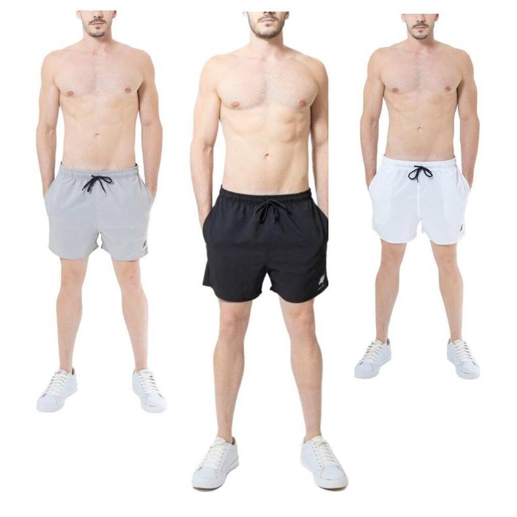 KIT 3 Shorts Arraia Maori Bermuda Praia Mauricinho Masculino