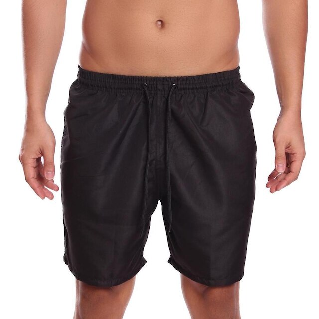 Kit 3 Shorts Bermuda Masculino Básico Mauricinho Tactel