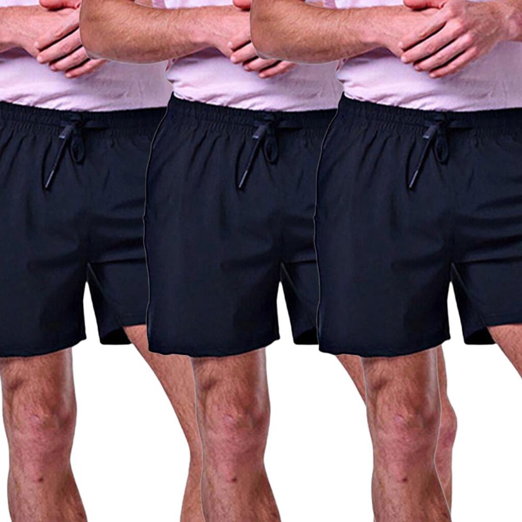 Kit 3 Shorts Esportivos Masculinos Pacific Blue