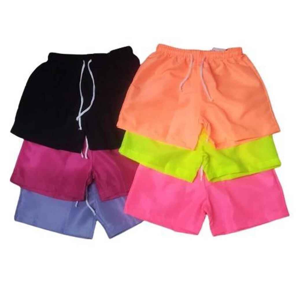 Kit 3 Shorts Feminino Infantil Juvenil
