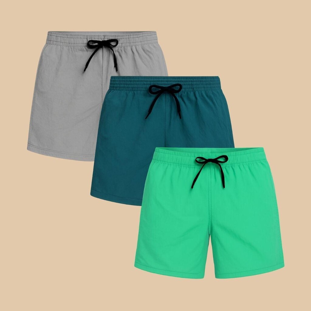 Kit 3 Shorts Masculino Tactel Casual Praia