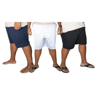 Kit 3 Shorts Plus Size Pijama Samba Canção Grande Algodão