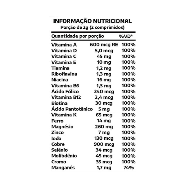 Kit 3X Hemovital Multivitamínico - 60 Cápsulas - Lauton Nutrition