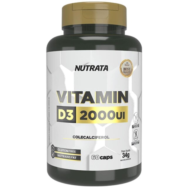 Kit 3X Vitamina D3 - 60 Cápsulas - Nutrata