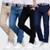 Kit 4 Calça Jeans Infantil Menino Com Cinto - Preto