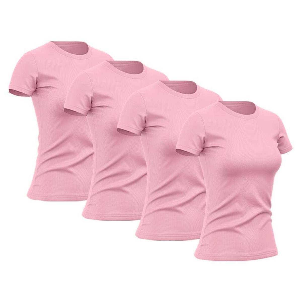 Kit 4 Camiseta Feminina Dry Básica Lisa Proteção Solar UV Térmica Camisa Blusa Camisetas Menor preço em Kit 4 Camiseta Feminina Dry Básica Lisa Proteção Solar UV Térmica Camisa Blusa Camisetas