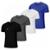 Kit 4 Camiseta Masculina Esportiva Dry Camisa Gola Redonda Estampada - Colorido