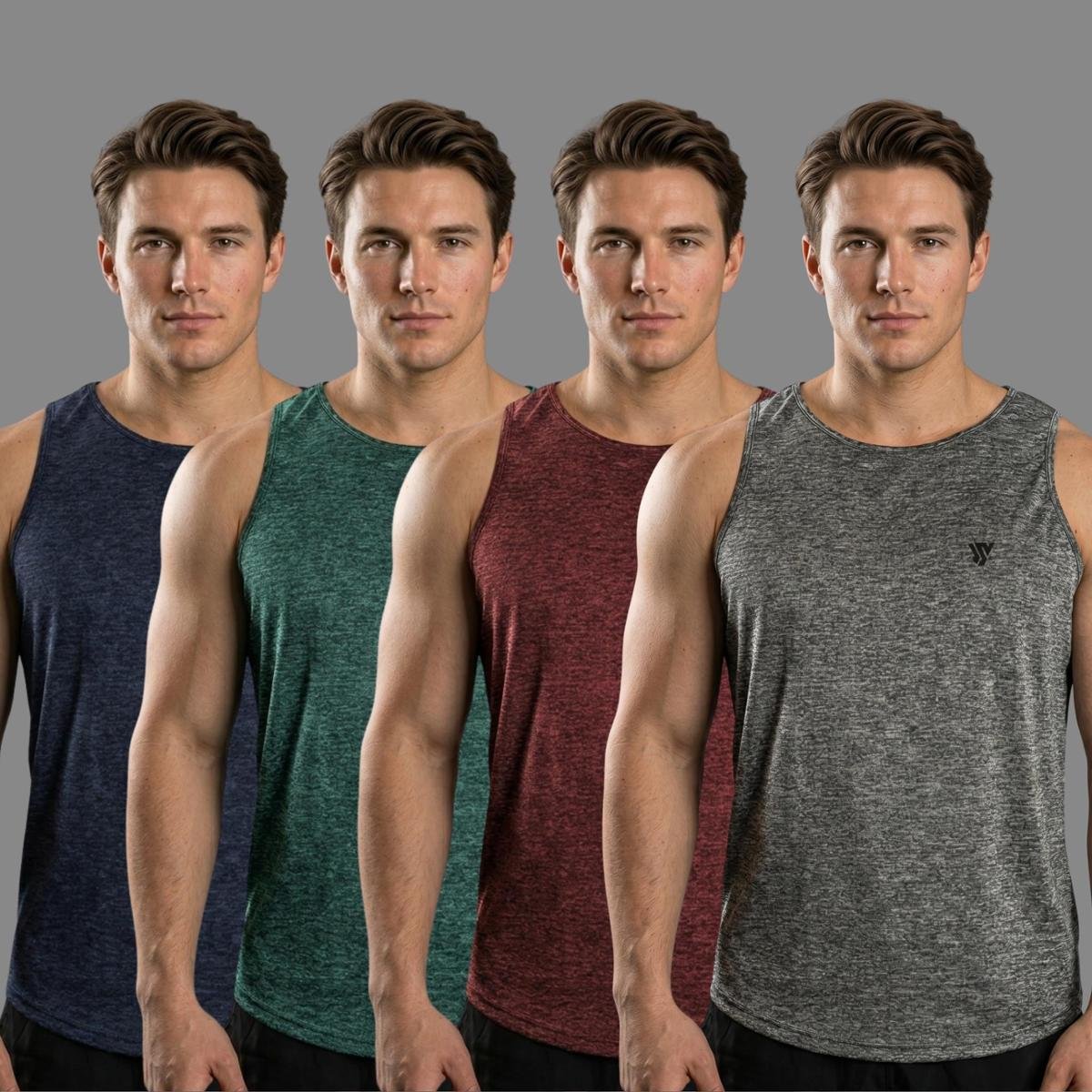 Kit 4 Camiseta Masculina Regata Dry Passeio e Treino Premium Menor preço em Kit 4 Camiseta Masculina Regata Dry Passeio e Treino Premium