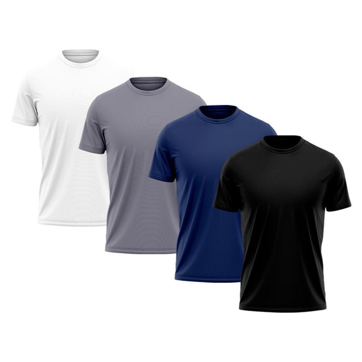 Kit 4 Camisetas Dry Proteção Solar UV Térmica Masculina Menor preço em Kit 4 Camisetas Dry Proteção Solar UV Térmica Masculina