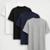 Kit 4 Camisetas Lisa 100 Algodão Masculina Comfort Premium - Sortido