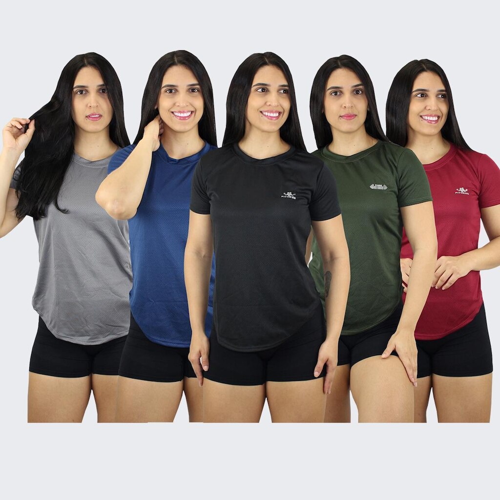 Kit 4 Camisetas Princess Clothing Premium Feminina