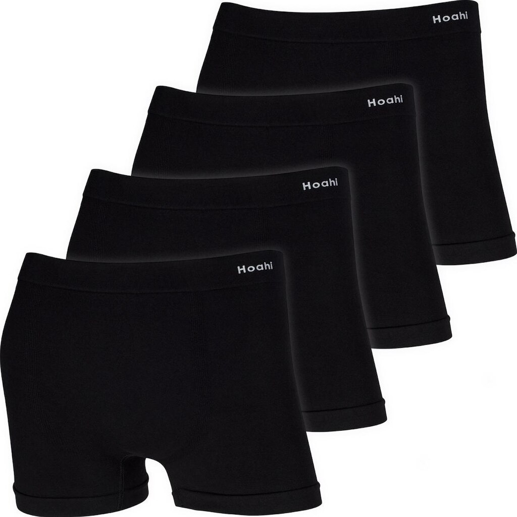 Kit 4 Cuecas Boxer Masculina Hoahi Algodão Original Sem Costura Adulto Respirável Macia