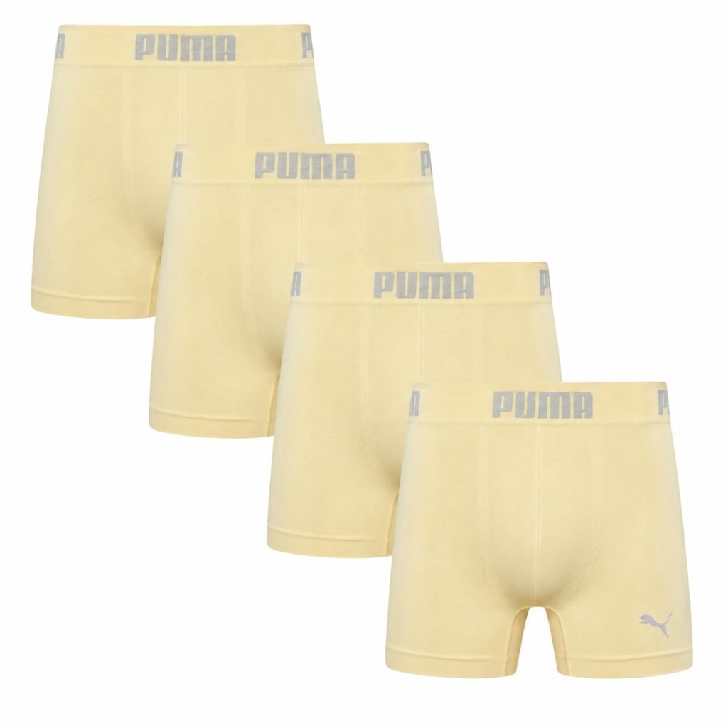 Kit 4 Cuecas Boxer Puma Masculina Cueca Box Sem Costura