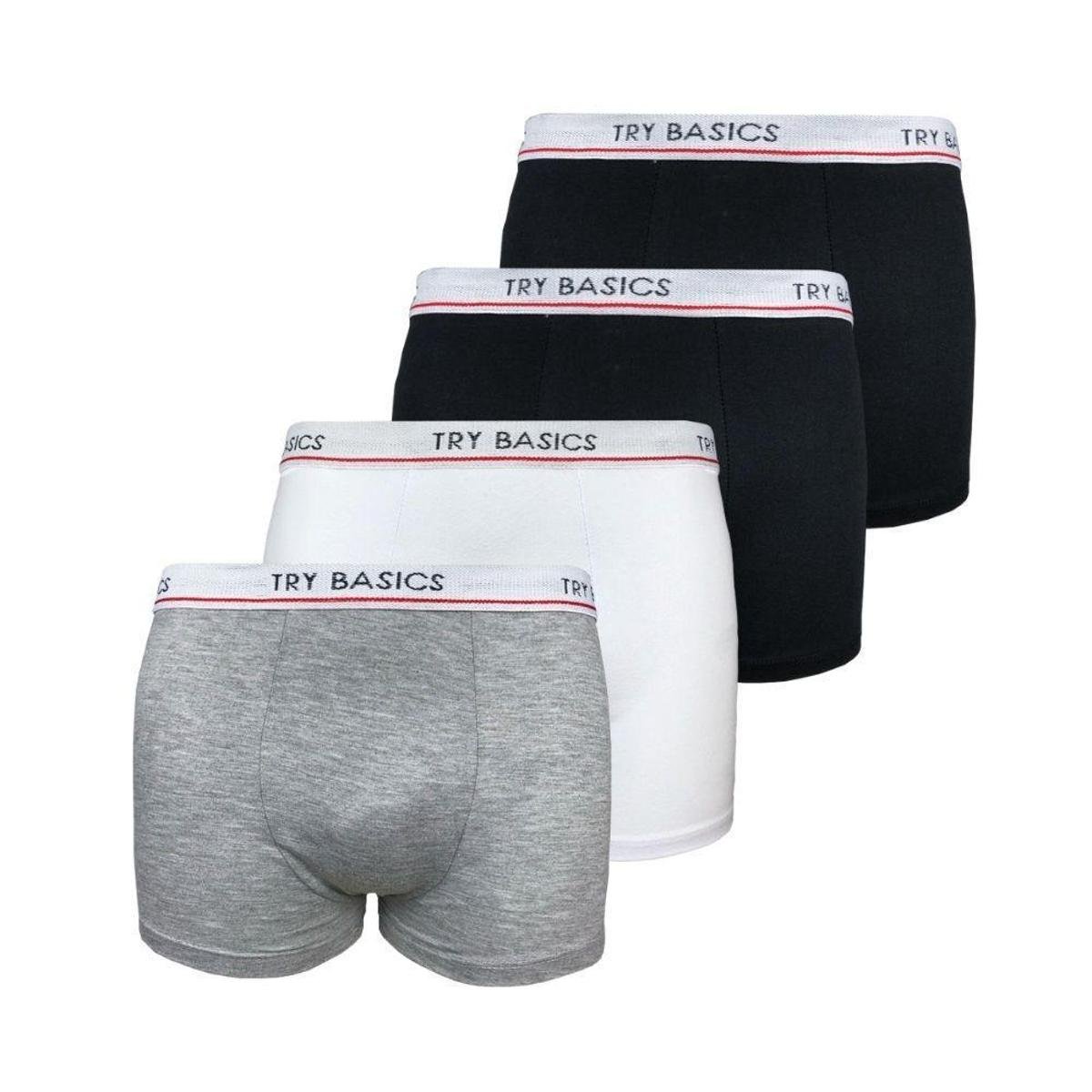 Kit 4 Cuecas Boxers Infantil Box Algodão Cotton Conforto Menor preço em Kit 4 Cuecas Boxers Infantil Box Algodão Cotton Conforto