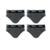 Kit 4 Cuecas Infantil Slip Mash Sortido - Cinza